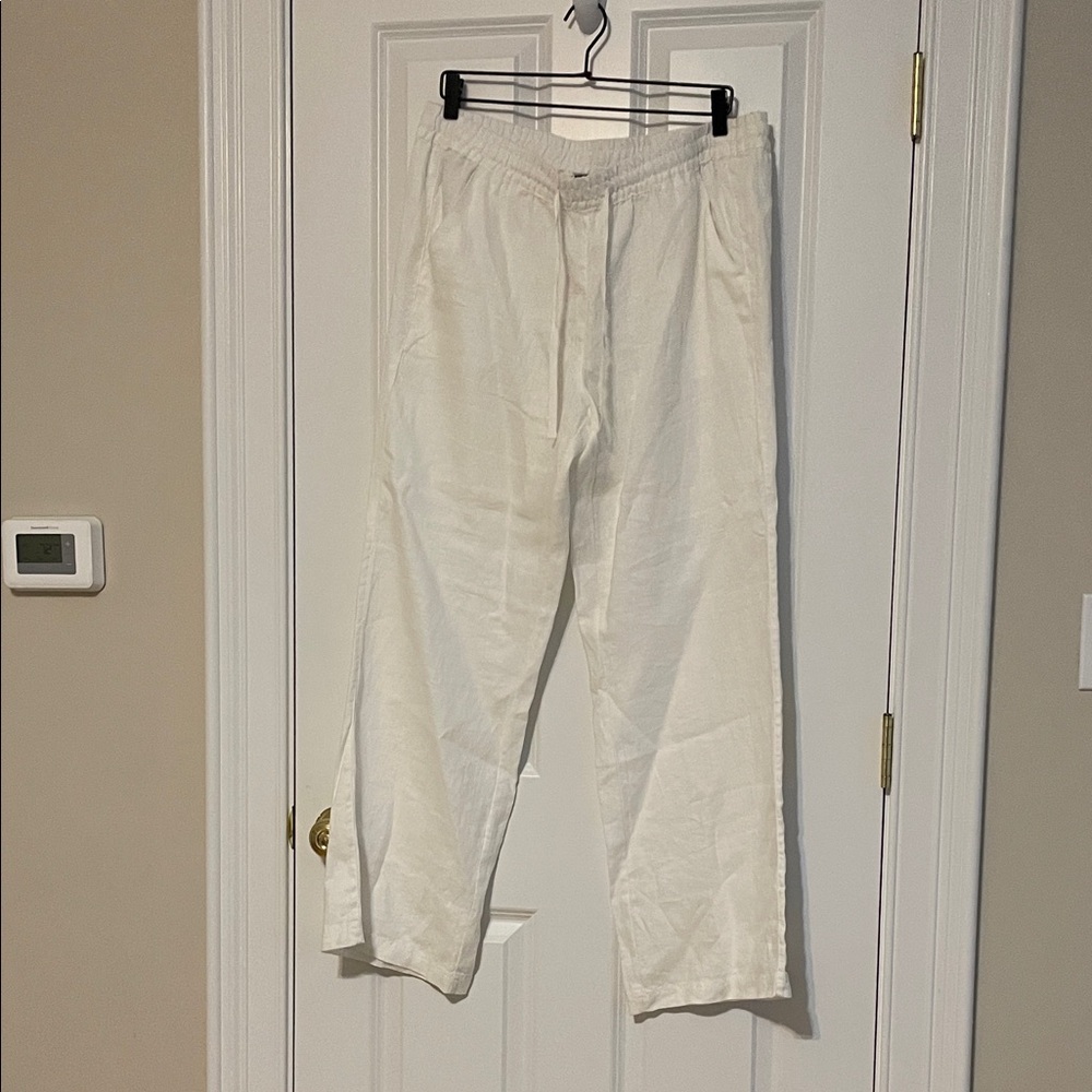 Tommy Bahama Cream Wide Leg Pants